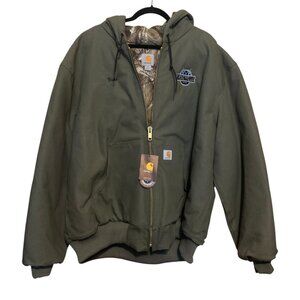 NWT Carhartt Men’s Jacket Quilted RealTree‎ Lining Green 2XL 101074 316 Hunting
